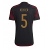 Tyskland Thilo Kehrer #5 Bortatröja VM 2022 Korta ärmar